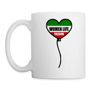 Women life freedom - Mug - white - Left
