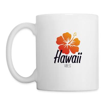 Hawaii vibes - Mug - white - Left