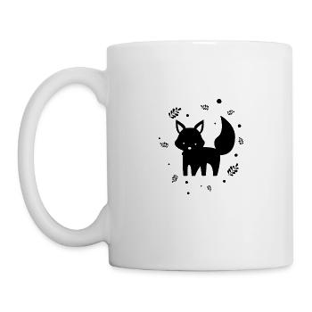 Renard - Animal Zoo Animal Lovers Conservation de la nature - Mug blanc - blanc - Gauche