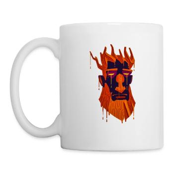 Beautiful and Fun Treant Tree Monster Design - Mug - white - Left