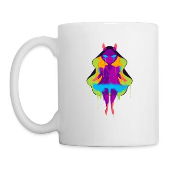 Une belle et drôle poupée - Mug blanc - blanc - Gauche