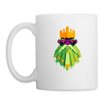 A Beautiful and Funny Dwarf King Design - Mug - white - Left