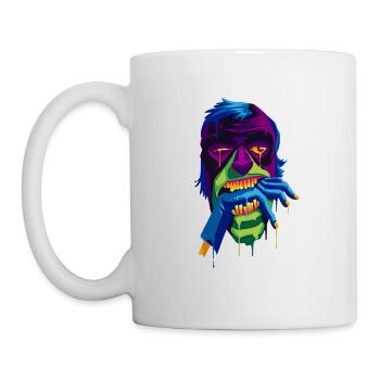 A Beautiful and Frightening Ghoul Zombie - Mug - white - Left