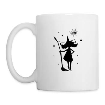 Witch Spell Witch's Broom Magic - Mug - white - Left