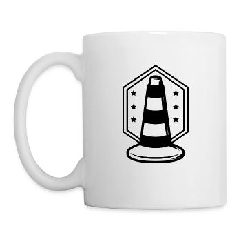 Chantier - Pylône de chantier - Mug blanc - blanc - Gauche