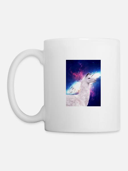 Lama Licorne - Mug blanc - blanc