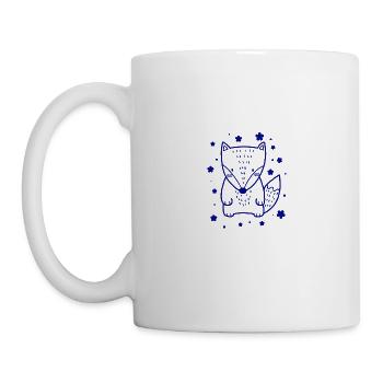 kleiner süßer Fuchs - Tasse - Weiß - Links