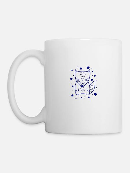 kleiner süßer Fuchs - Tasse - Weiß