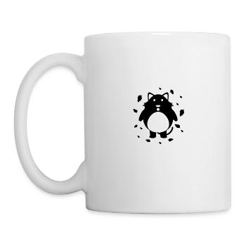 Waschbär Zootier Naturschutz - Tasse - Weiß - Links