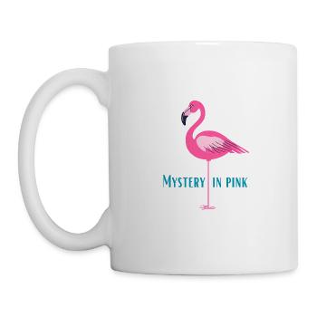 Mystery in pink - Tasse - Weiß - Links
