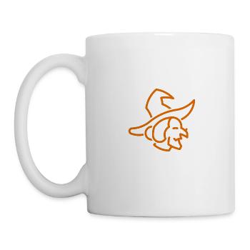 Hexe - Tasse - Weiß - Links