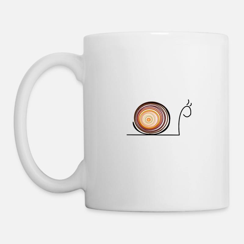 Schnecke - Tasse - Weiß