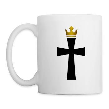 DLM CROSS CROWN B1U - Mug - white - Left
