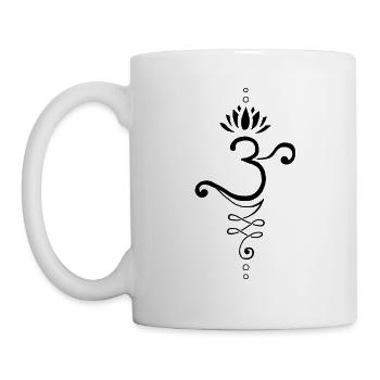 Lotus - Tasse - Weiß - Links