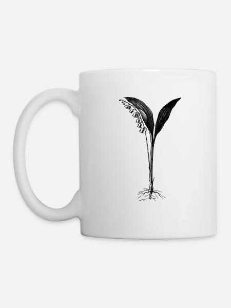 Maiglöckchen - Tasse - Weiß