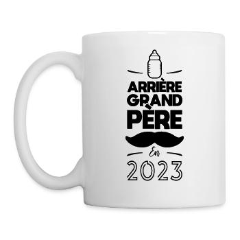 Arrière grand père en 2023 - Mug blanc - blanc - Gauche