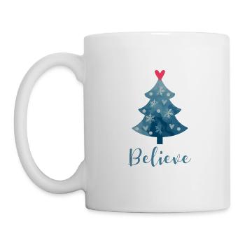 Croyez en Noël - Mug blanc - blanc - Gauche