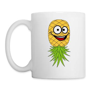 Cadeaux échangistes | Swinging Lifestyle Fun à l’ananas - Mug blanc - blanc - Gauche