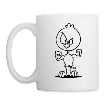 Muscled chick - Mug - white - Left