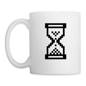 Hourglass cursor - Mug - white - Left