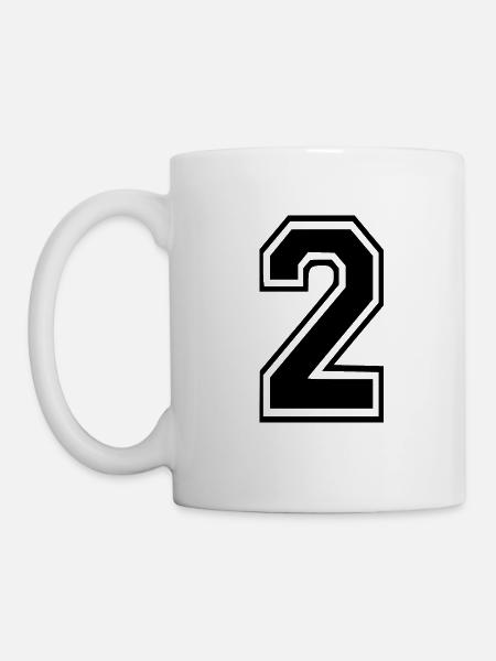 2 - Tasse - Weiß