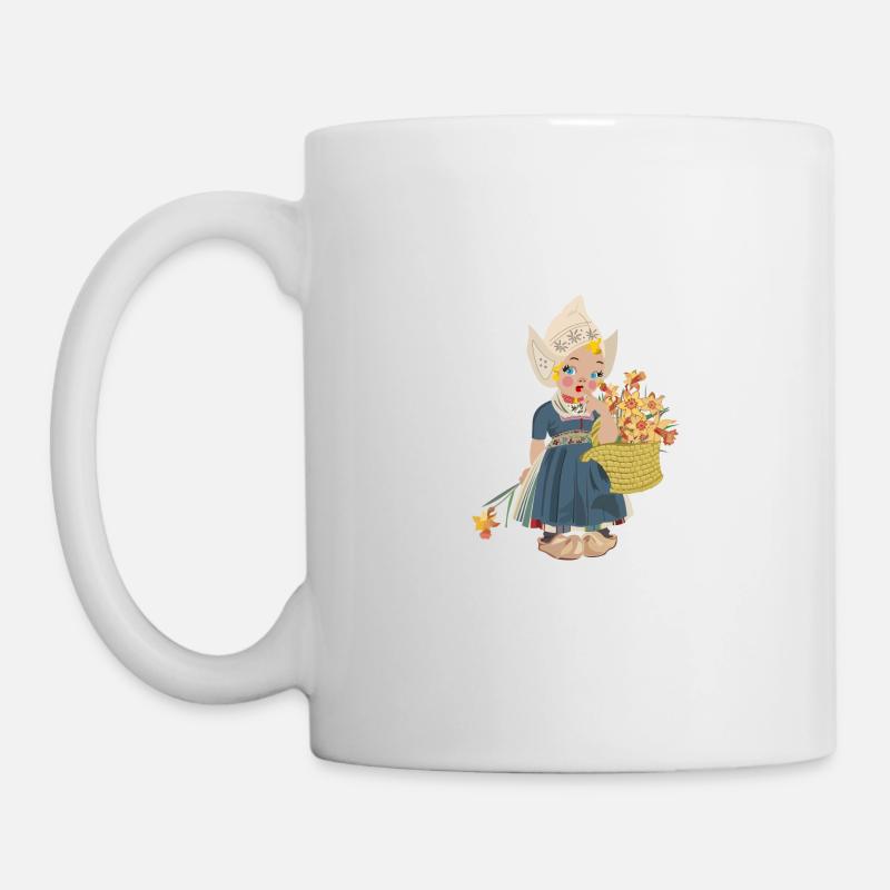 fille holland - Mug blanc - blanc