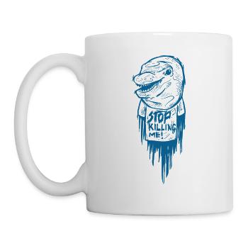 Dolphin bottlenose dolphin dolphin Animal rights - Mug - white - Left