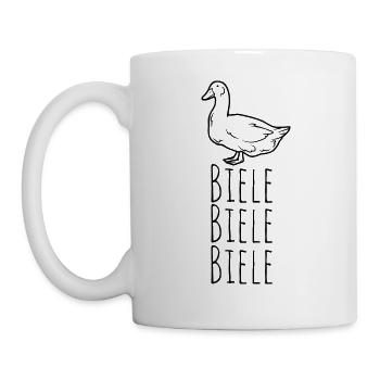 Biele Biele Biele - Tasse - Weiß - Links