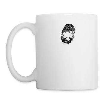 Fingerprint puzzle - Mug - white - Left