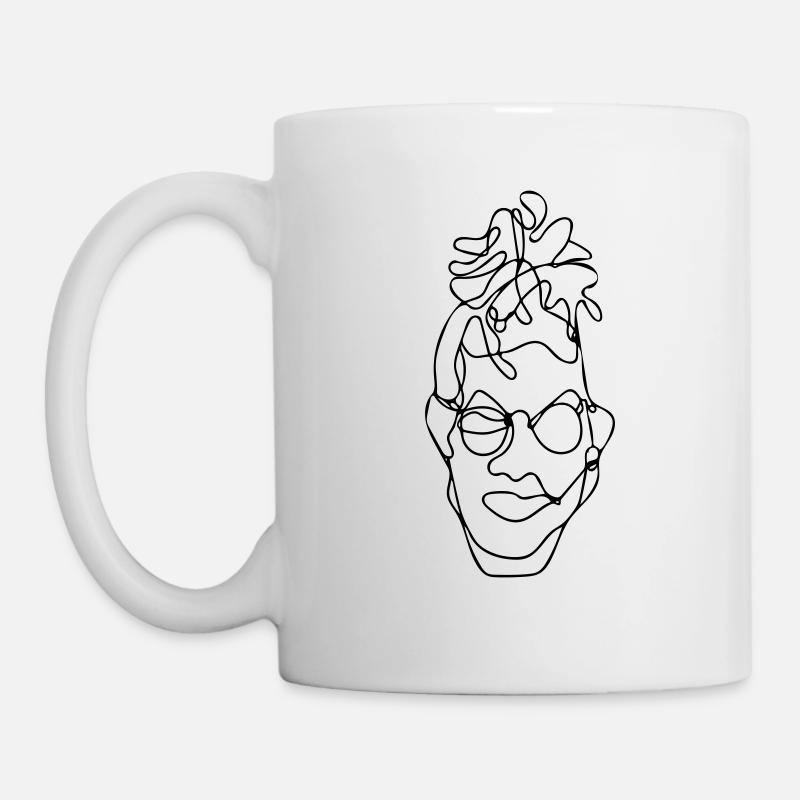 Rechtsseitig - Tasse - Weiß