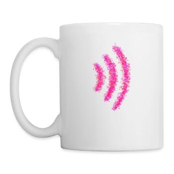 Té de signal WiFi - Mug blanc - blanc - Gauche