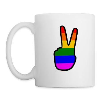 Lgbt - Tasse - Weiß - Links