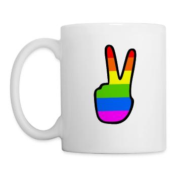 Lgbtq - Tasse - Weiß - Links