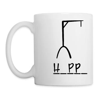 Vide - Mug blanc - blanc - Gauche