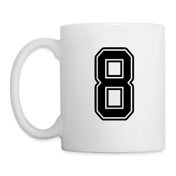 8 - Tasse - Weiß - Links