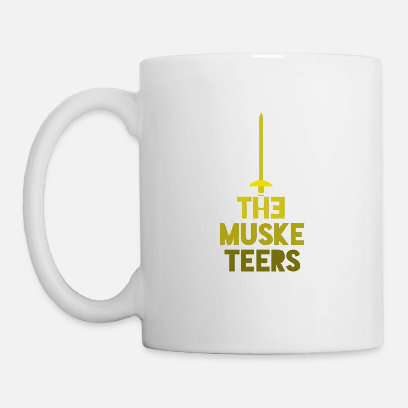 les mousquetaires - Mug blanc - blanc