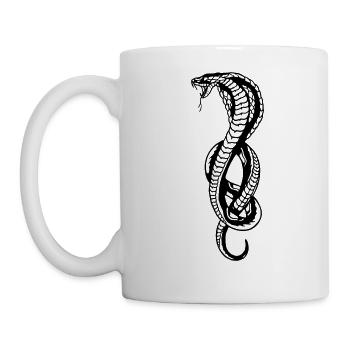 COBRA - SERPENT - Mug blanc - blanc - Gauche