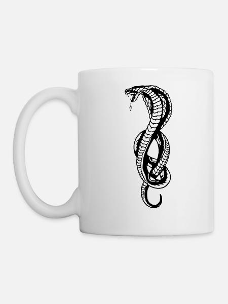 COBRA - SCHLANGE - Tasse - Weiß