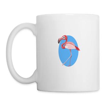 flamingo - Mug - white - Left