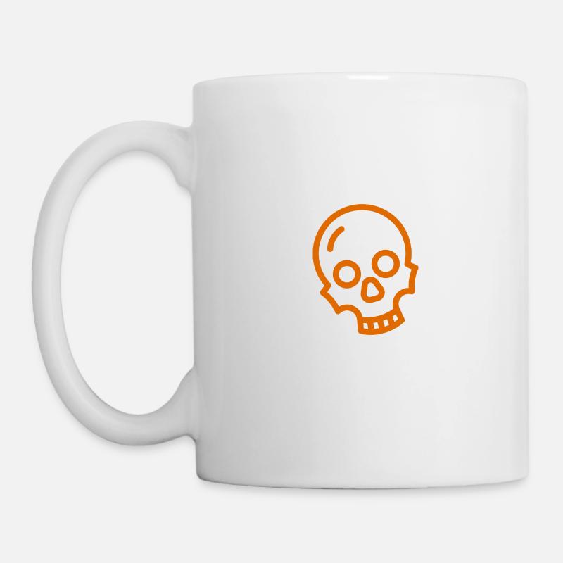 Kleiner Schädel - Tasse - Weiß