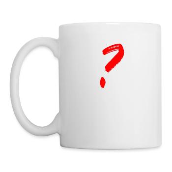 Question mark - Mug - white - Left