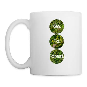 Go to the forest - Mug - white - Left