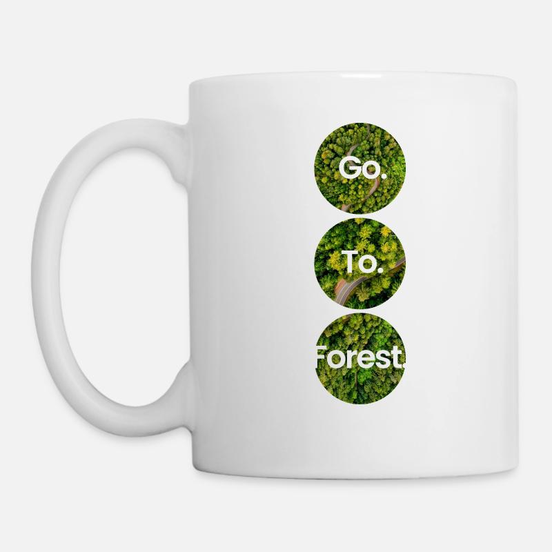 Go to the forest - Mug - white