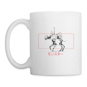 Mensch Hund - Tasse - Weiß - Links