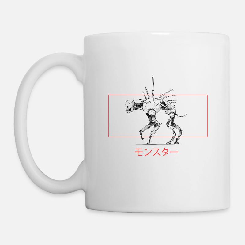 chien humain - Mug blanc - blanc