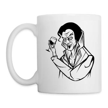 vampire - Mug blanc - blanc - Gauche