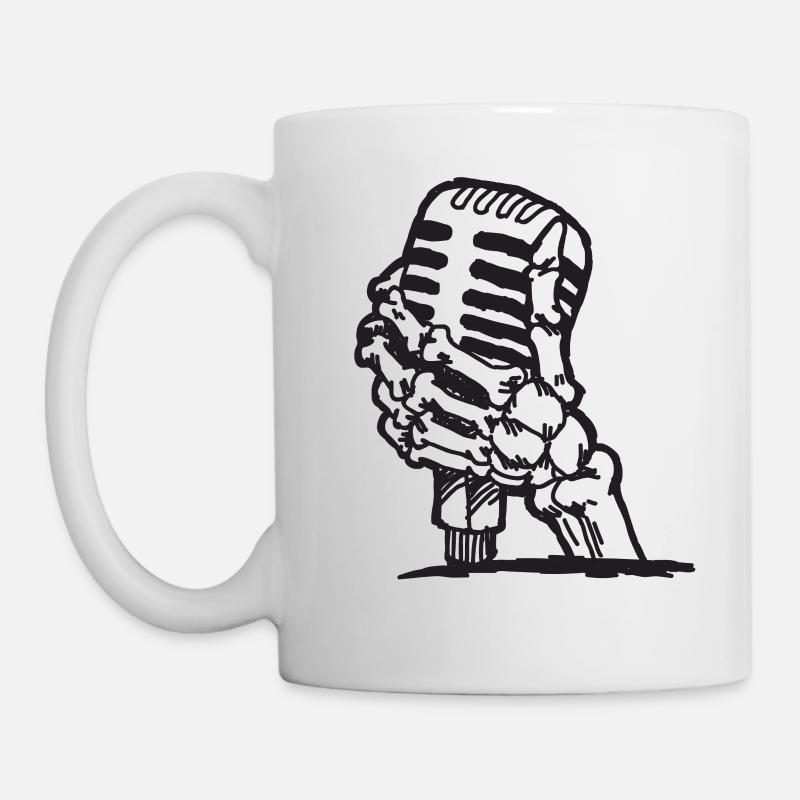 microphone - Mug - white
