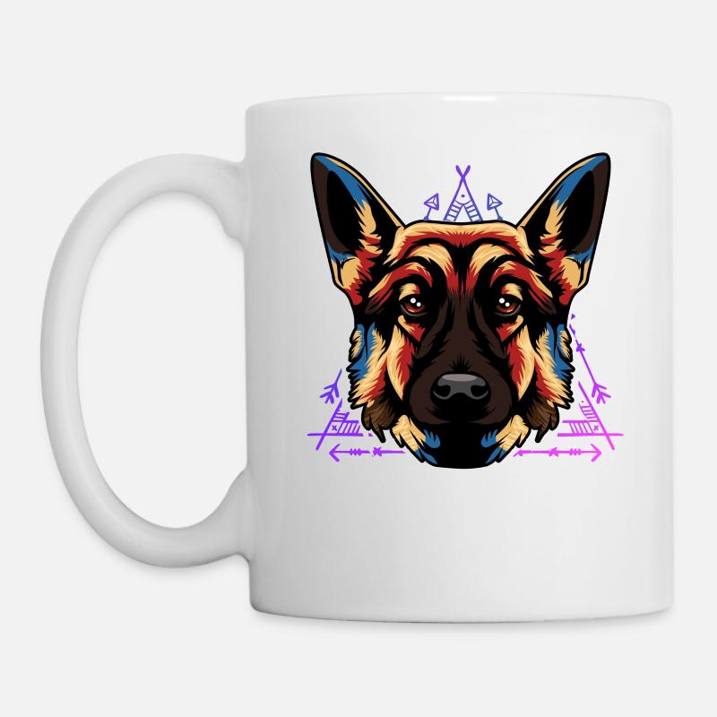 Deutscher Schäferhund - Tasse - Weiß