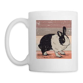 lapin néerlandais - Mug blanc - blanc - Gauche