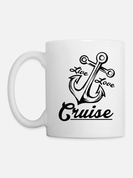 Kreuzfahrt - Tasse - Weiß